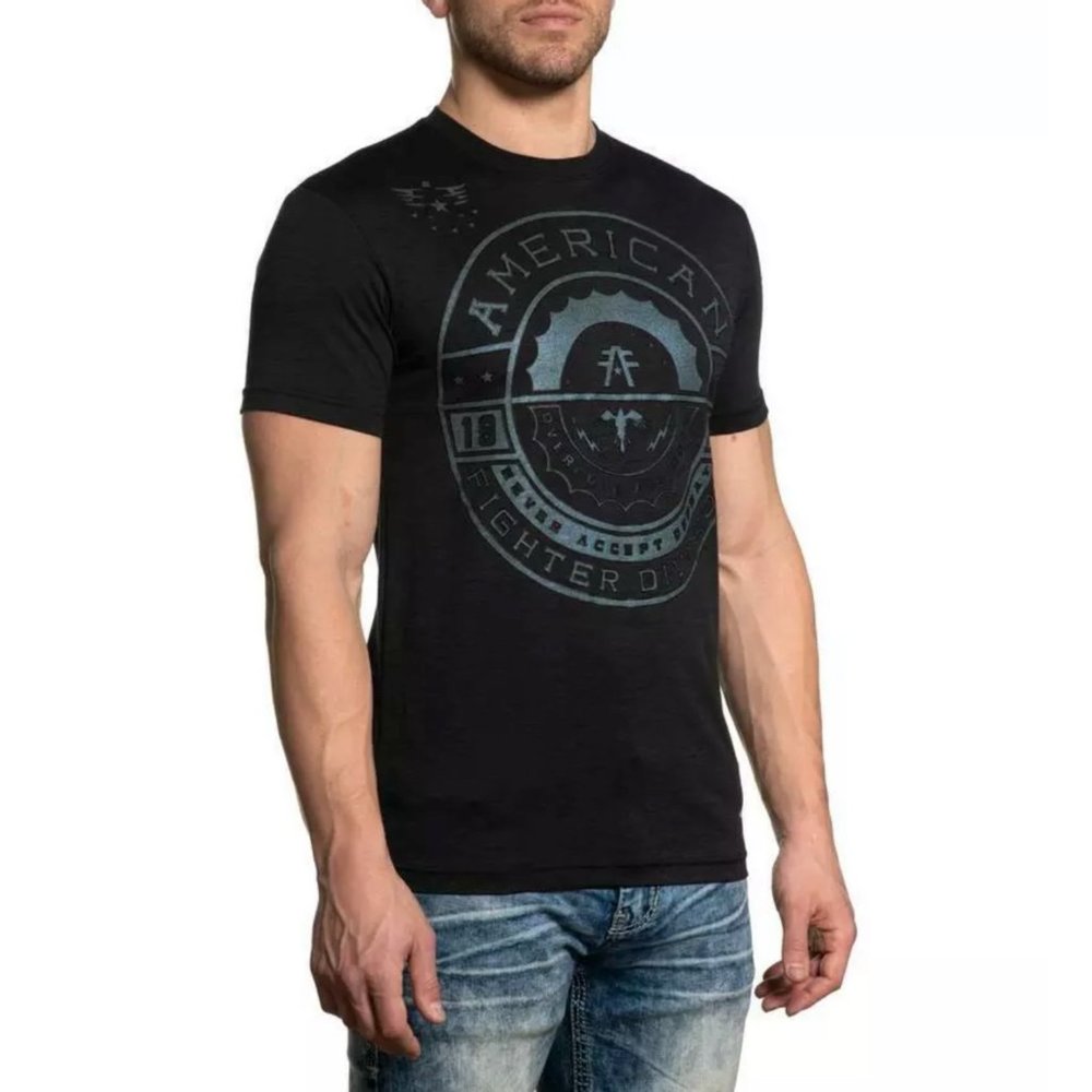 AMERICAN FIGHTER Men's T-Shirt S/S FREEMONT TEE - Picture 5 of 12